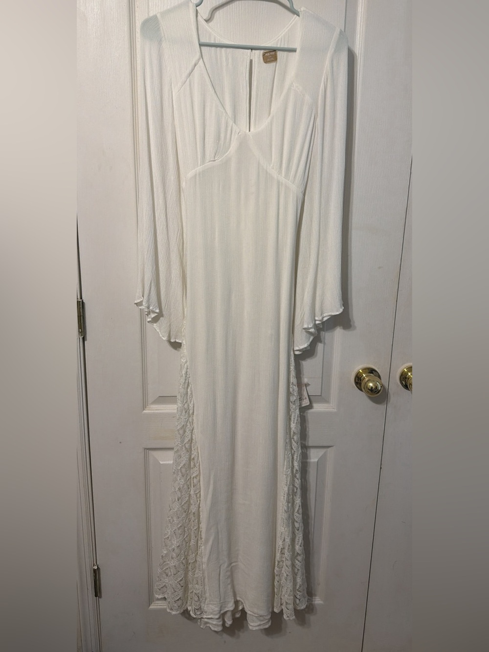 Ivory Free People Maxi Dress